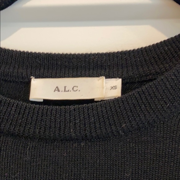 A.L.C color block sweater with open back - Picture 2 of 4